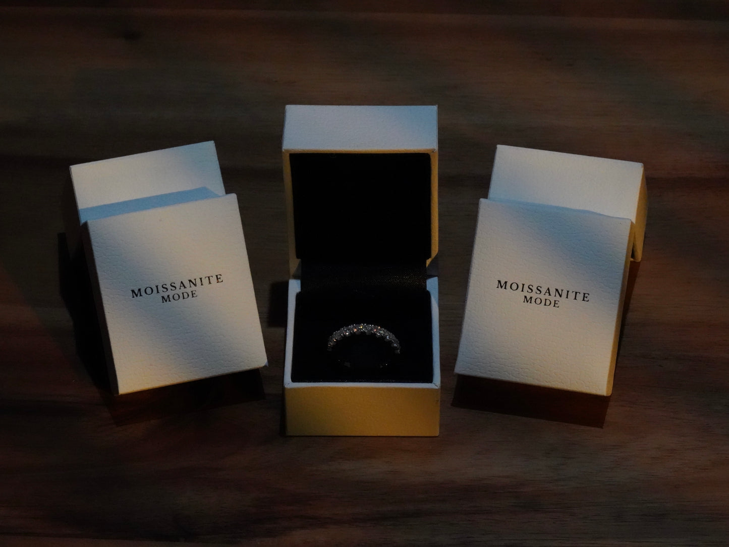 Moissanit Ring 925 Sterling Silber 1 ct