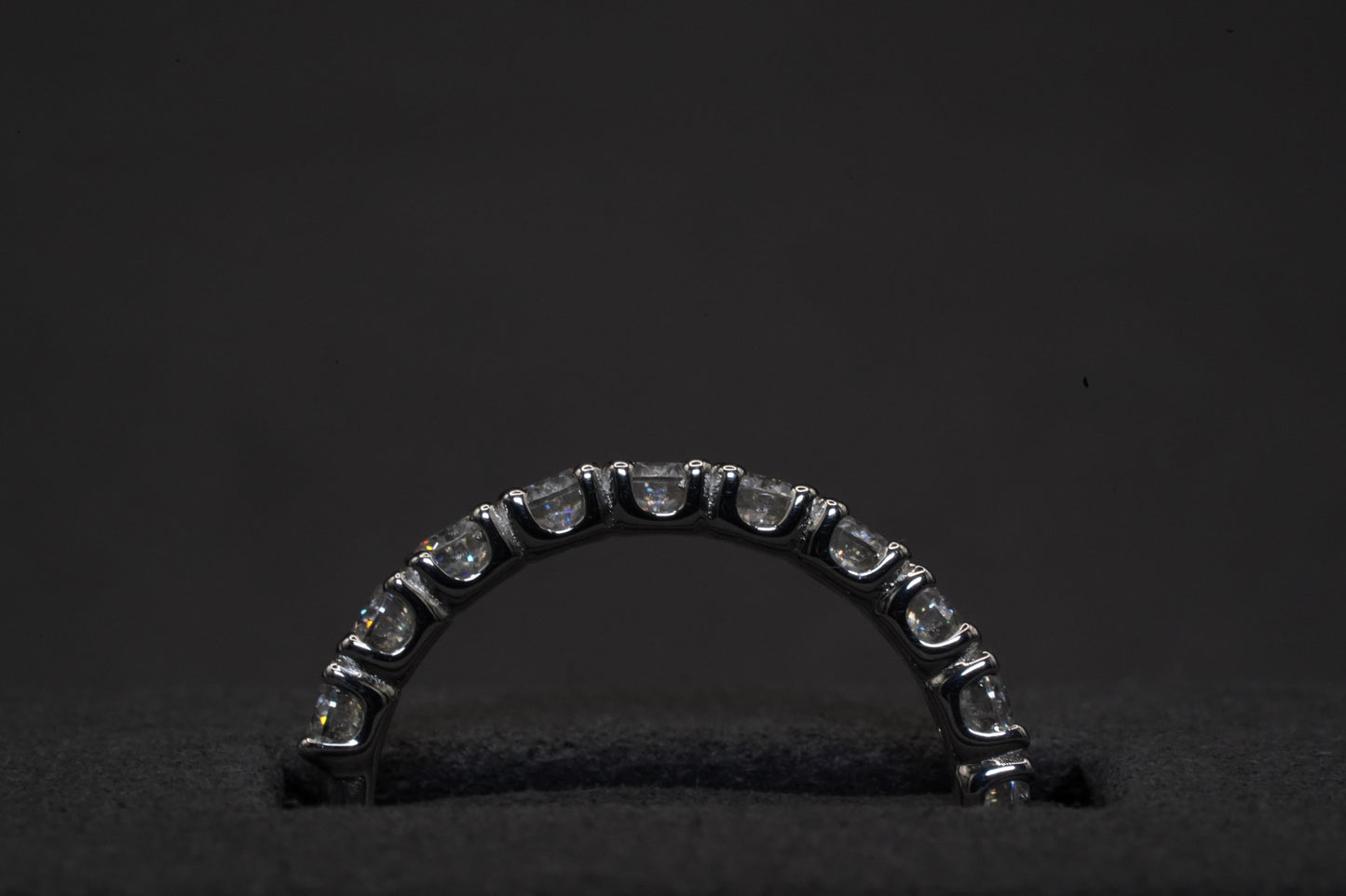Moissanit Ring 925 Sterling Silber 1 ct