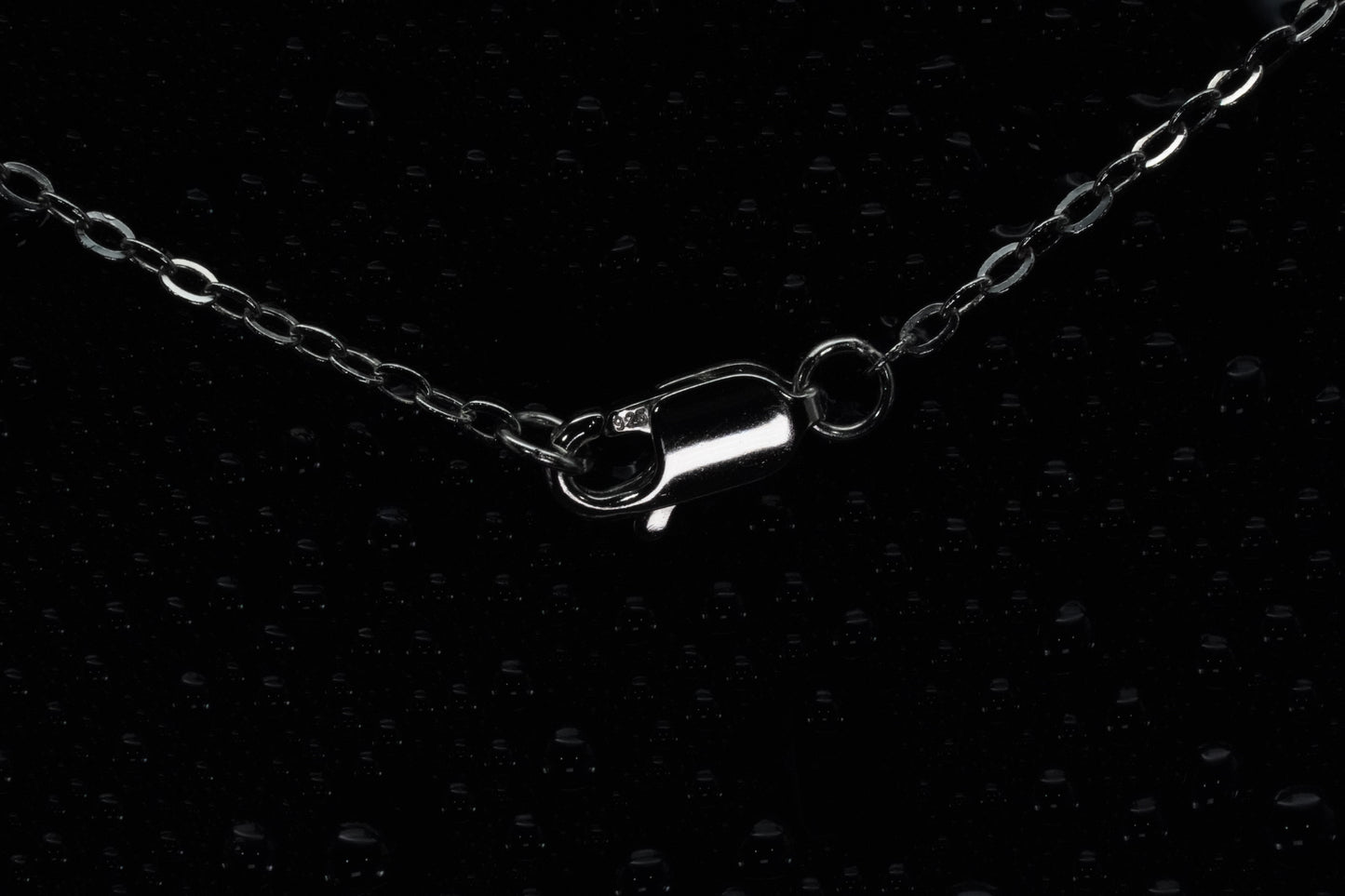 Karabiner Verschluss mit 925 Stempel