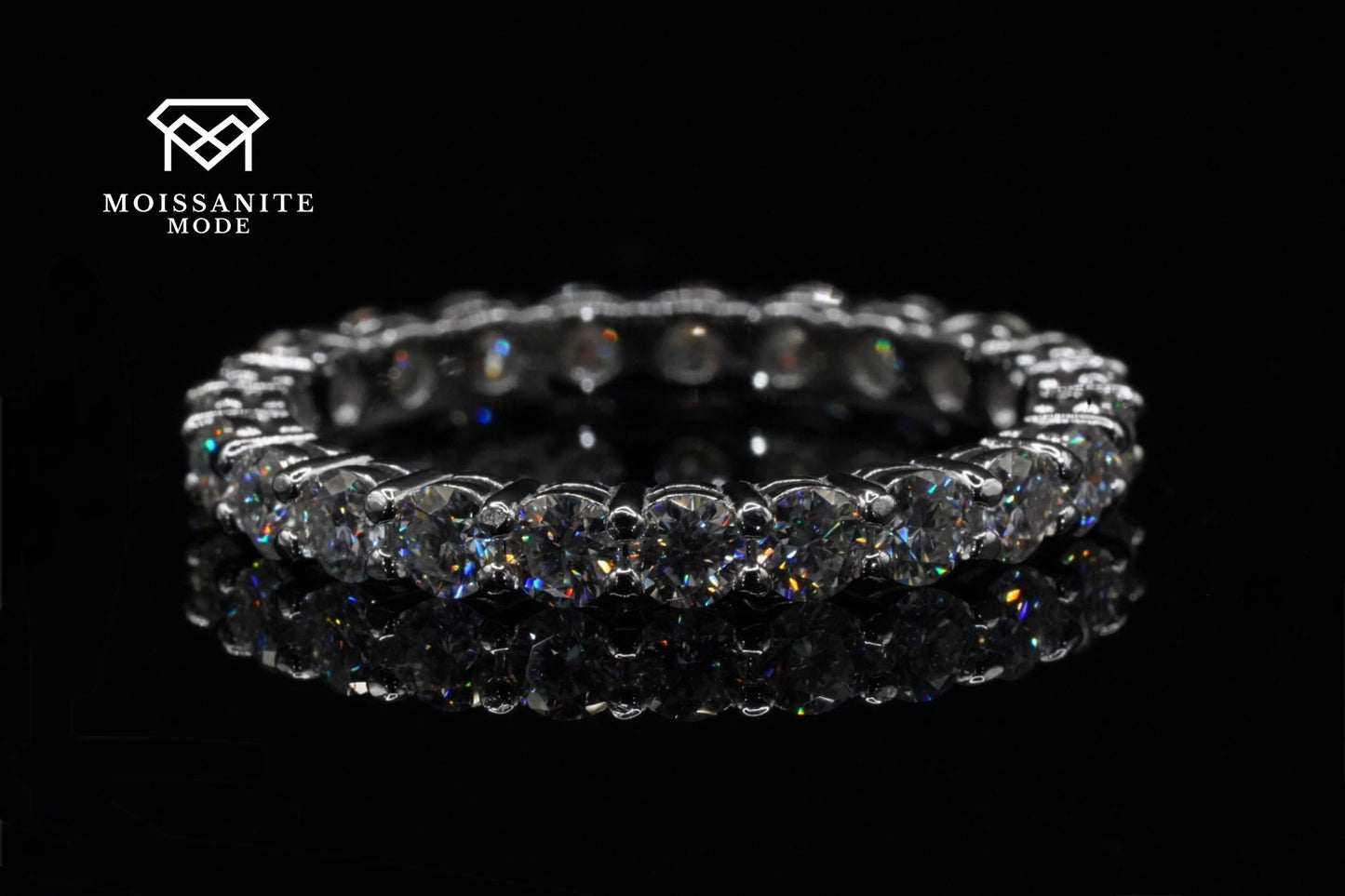 Standard Moissanite Ring mit Sehr viel Glitzer und viel funkeln für damen und Herren