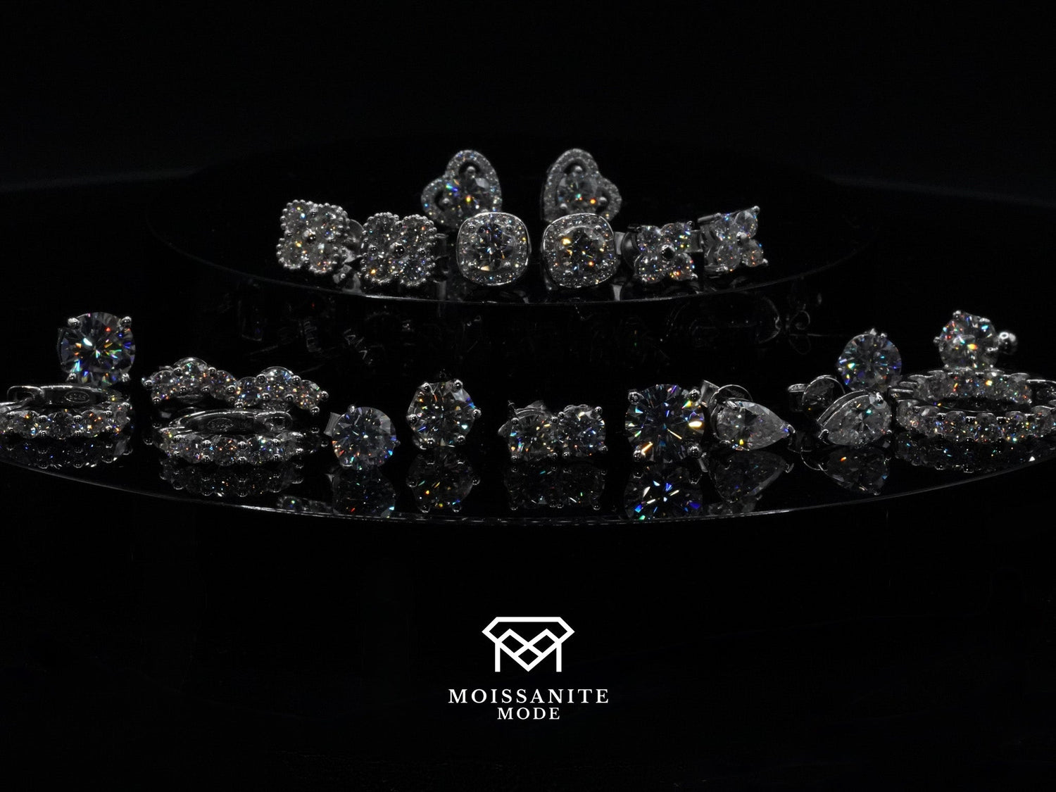 Moissanite Ohrringe
