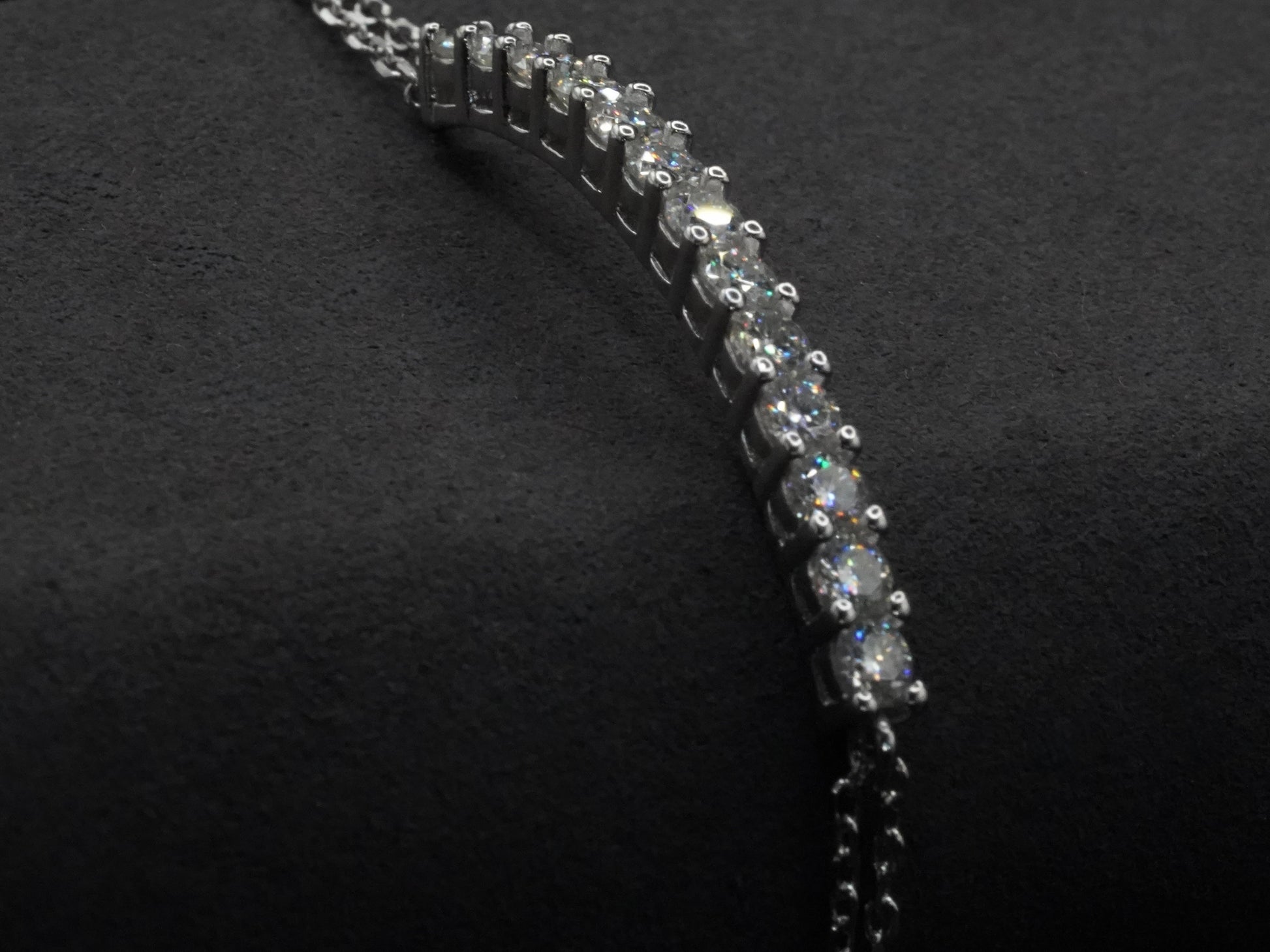 Funkelndes Moissanite-Armband für Damen und herren, 1,3 ct, ideal als Geschenk oder besonderes Highlight
