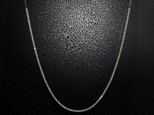 Moissanite Tennis-Kette 3,87 ct als elegantes Geschenk