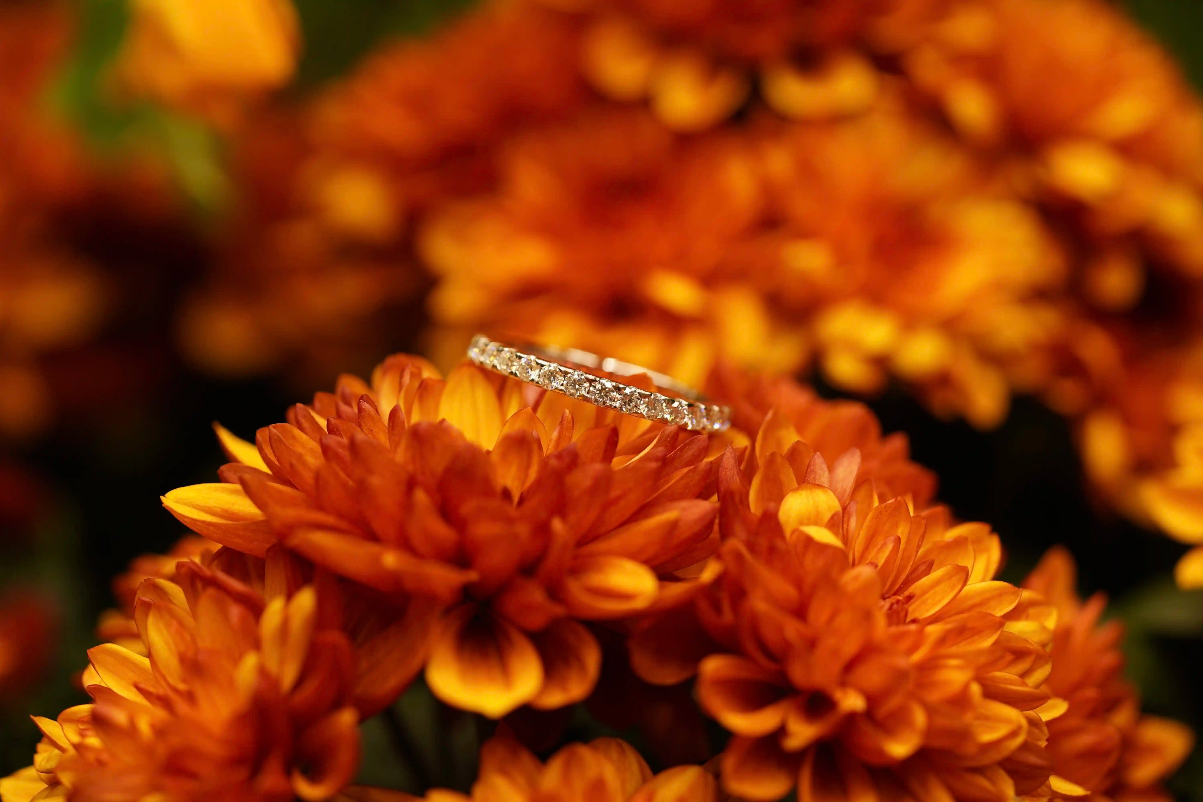 Feiner Moissanite Schmuck Eternity Ring im Ewigkeit band Design aus Sterling Silber