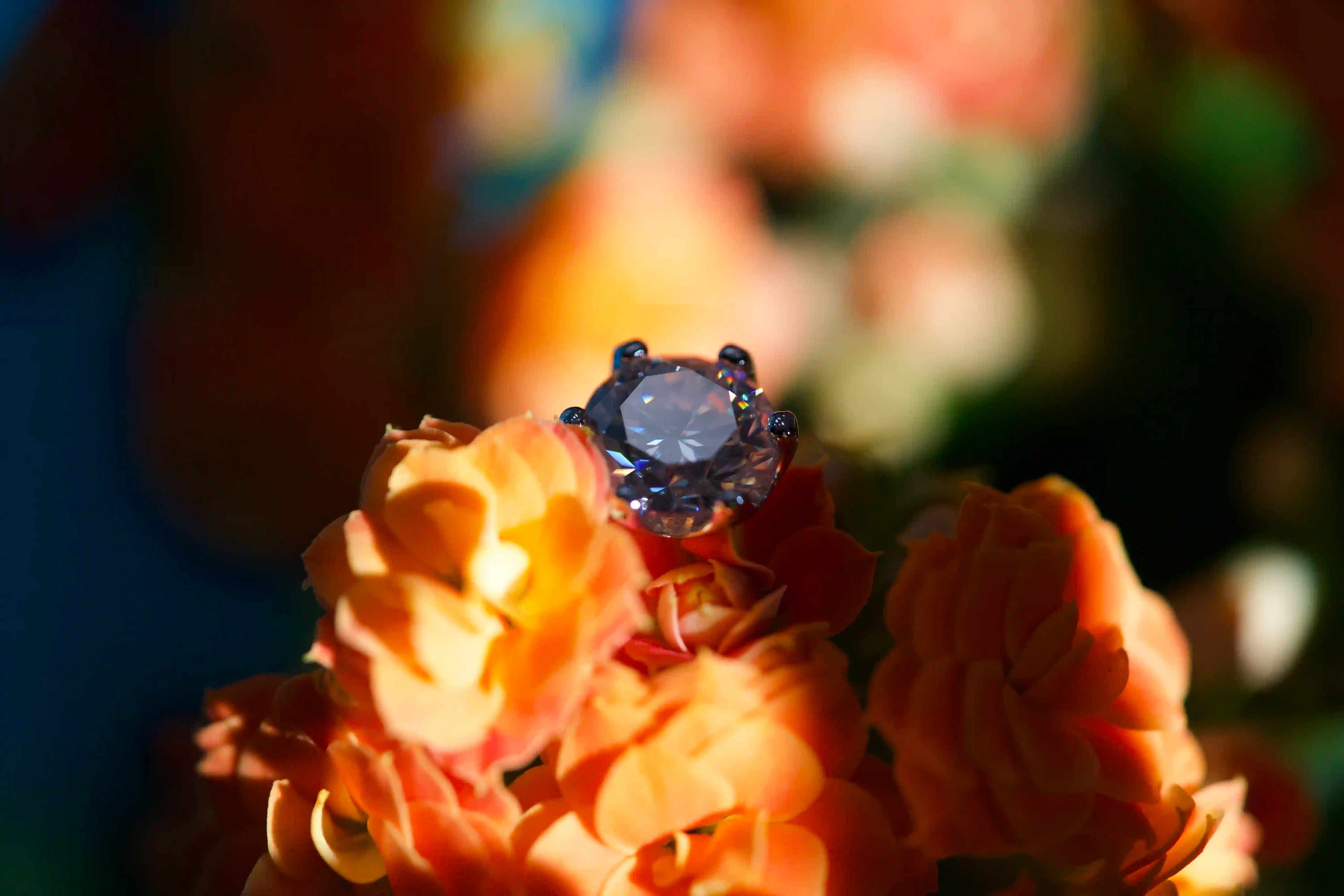 nach oben geneigt Moissanite Schmuck Ohrstecker mit 6 Haltern und Schraubverschluss aus Sterling Silber