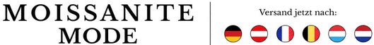 Versand bei Moissanite Mode jetzt auch Nach: Österreich, Niederlande, Luxemburg, Frankreich, Belgien