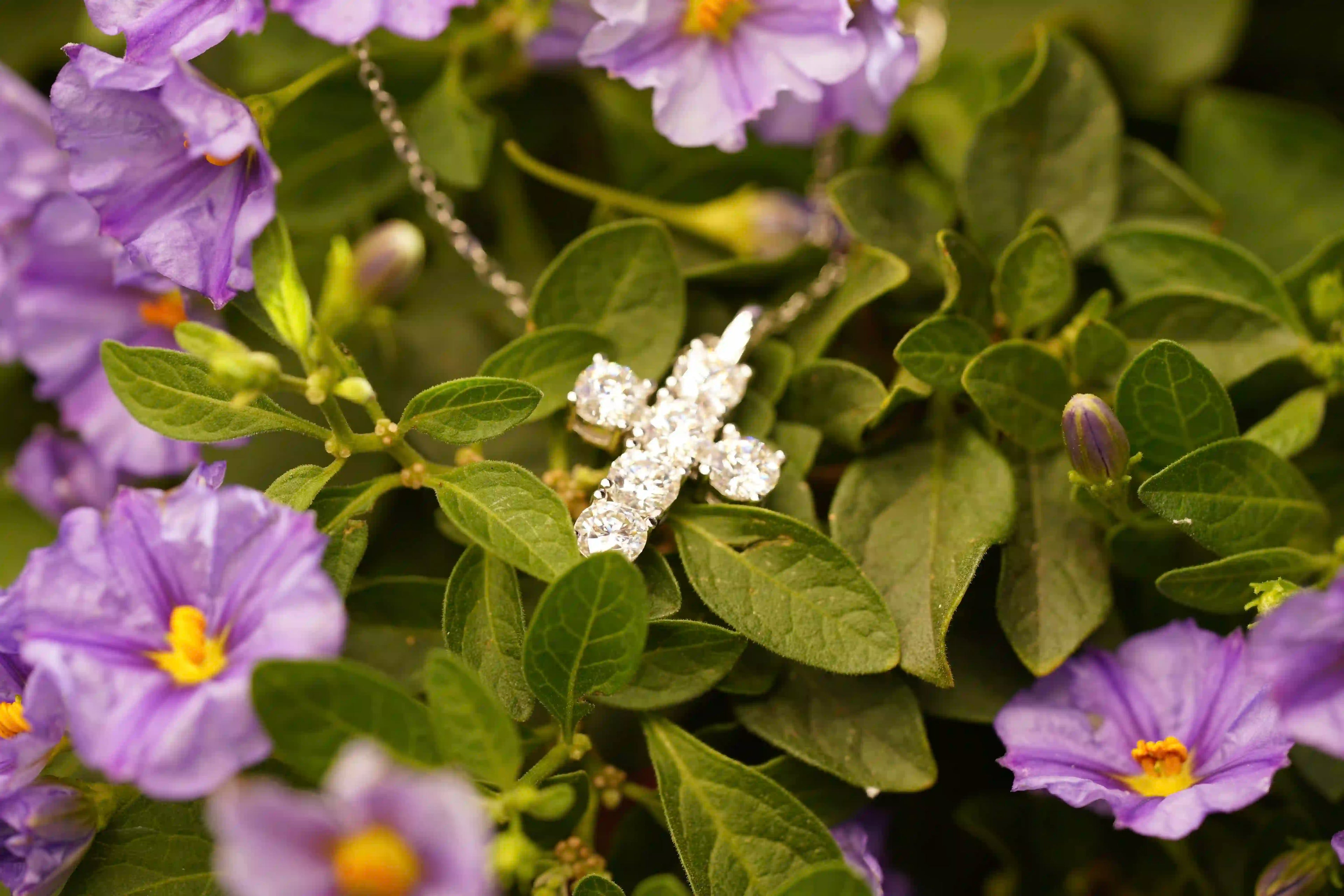 Moissanite Schmuck kreuz kette mit Moissanite Schmuck steinen im Brillant Schliff mit 5mm Durchmesser
