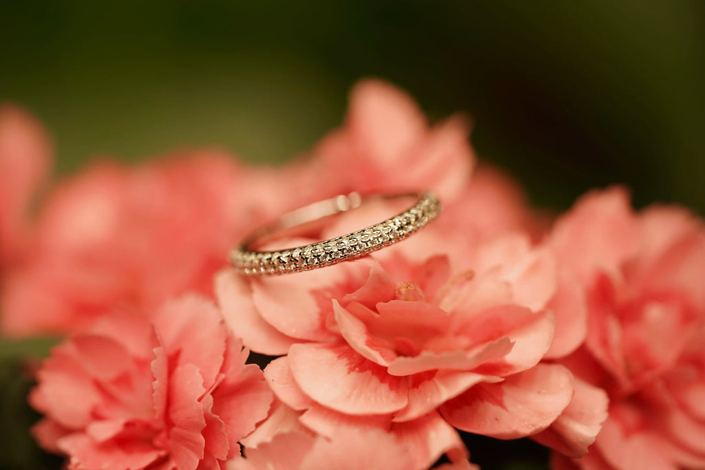 Moissanite Schmuck Ring für Damen und Herren mit Moissanite Schmuck Steinen in Sterling Silber gefasst