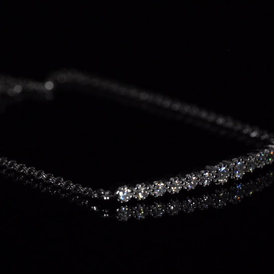 Videos des Armband in Silber mit Moissaniten